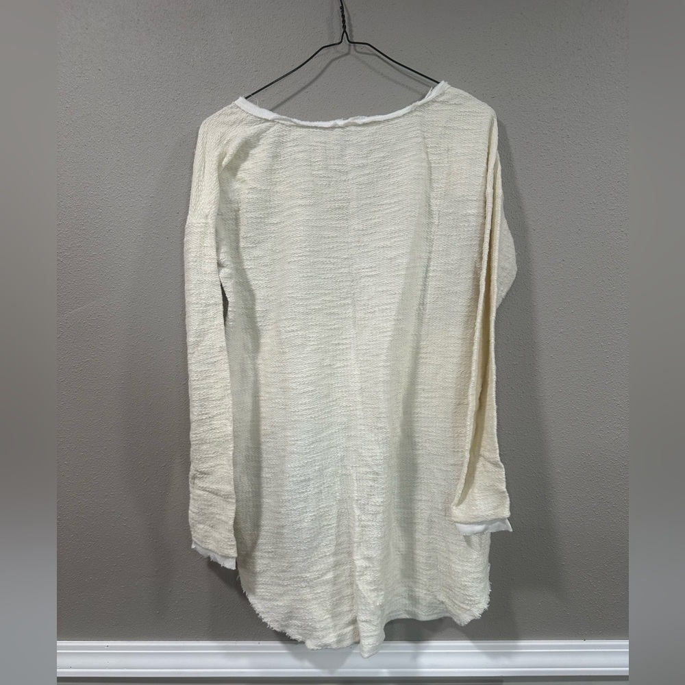 Free People V Neck Tunic With Silver Sequins - Picture 4 of 5